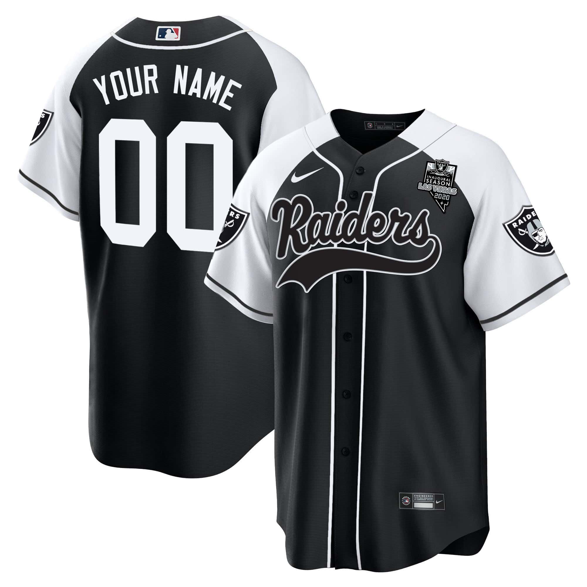 Men Oakland Raiders Black 2024 Nike Vapor Baseball Custom NFL Jersey style 1